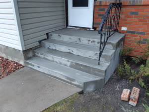 Concrete Front Steps Calgary